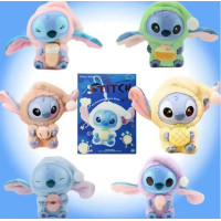 М'який брелок Labubu Стіч 16 см — плюшева іграшка-сюрприз, брелок для сумки та рюкзака, дитяча колекційна іграшка