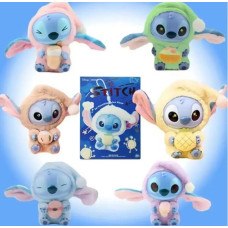 М'який брелок Labubu Стіч 16 см — плюшева іграшка-сюрприз, брелок для сумки та рюкзака, дитяча колекційна іграшка