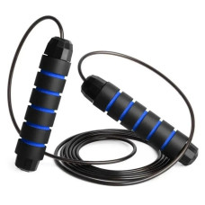 Скакалка швидкісна з підшипниками Bambi SK221506, 2,6 м, чорно-синя