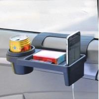 Органайзер у машину з підсклянником і тримачем Cup&Stuff чорний