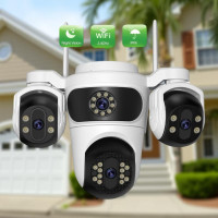 Камера видеонаблюдения Wi-Fi PTZ  с автоотслеживанием, ночным видением и 4× Zoom
