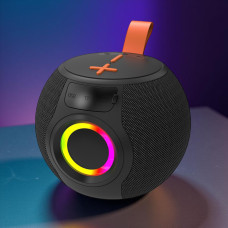 Портативна Bluetooth-колонка M7 з RGB-підсвіткою, TF, USB і FM радіо, потужний звук 66 мм