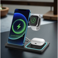 Беспроводная зарядная станция 3 в 1 для, Watch и с защитой от перегрева AND XL-1495