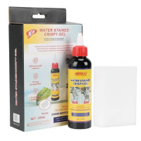 Очищающий гель WRMOO 150 мл с губкой для кухни и ванной – средство для удаления водного камня, известкового налета LY-453