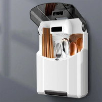 Настенный дезинфицирующий держатель для посуды с УФ-стерилизацией AND LY-996