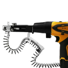 Автоматичний адаптер на шурупокрут для подавання саморізів стрічкова насадка для гіпсокартону