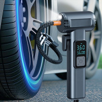 Автомобільний компресор SW-201B 150 PSI 12 V з функцією Powerbank і цифровим дисплеєм