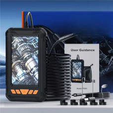 Ендоскоп професійний P380 з екраном 4.3" Full HD 1080P кабель 5 м камера 8 мм з LED-підсвіткою чорний