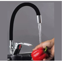 Смеситель для кухни гибкий черный Rubineta Flexy 33 BK AND HA-181