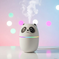Увлажнитель воздуха ультразвуковой с LED подсветкой для детской комнаты Panda Mist XS-168 белый
