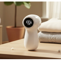 Аккумуляторная беспроводная машинка для катышков JOYROOM JR-CY517 с LED-дисплеем и шестью лезвиями, для одежды