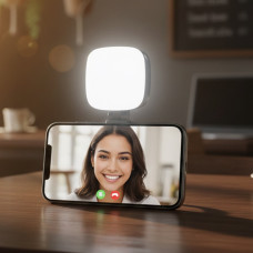 Селфі-підсвітка F622 LED з магнітним тримачем MagSafe та кліпсою, 3 режими, вбудований акумулятор 1000 мА·год,