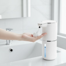 Сенсорный дозатор для жидкого мыла и моющих средств ПЕНА, бесконтактный, 350 мл, с аккумулятором и креплением