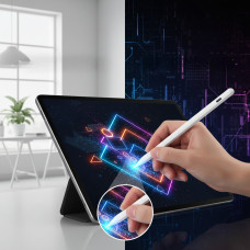 Универсальный магнитный стилус 3в1 с активным распознаванием и зарядкой Type-C для IOS и Android