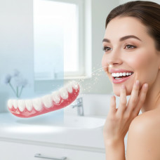 Накладные виниры Съемные виниры для зубов белые  с кейсом