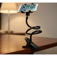 Гибкий держатель для мобильного телефона LRZJ LR-01 с прищепкой