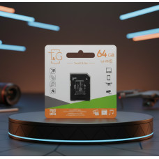 Картка пам'яті MicroSDXC 64 GB UHS-I Class 10 T&G з адаптером SD для смартфонів, планшетів і камер