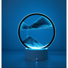 Ночник в виде песочных часов RGB песочные часы 3D картина настольная песочная лампа