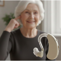 Цифровий слуховий апарат підсилювач звуку з акумулятором USB Tecnologia Audifono Gold