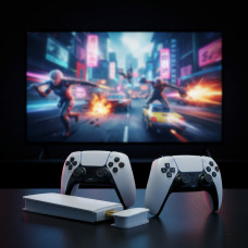 Ігрова приставка HDMI Game Stick M15 4K 64 ГБ з 2 бездротовими джойстиками, 20000 ігор