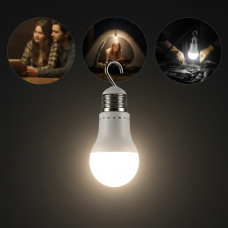 Лампочка с аккумулятором 2 x18650 20w Энергосберегающая лампочка Led лампа