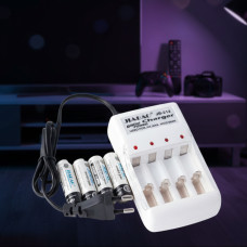 Зарядний пристрій для батарейок акумулятора ААА Jiabao Digital Charger JB-212 AA/AAA