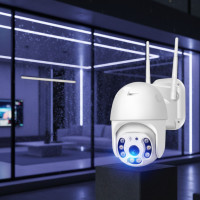 Вулична камера відеоспостереження IP зовнішня вологостійка поворотна SmartHD Outdoor WiFi PTZ FHD 1080p