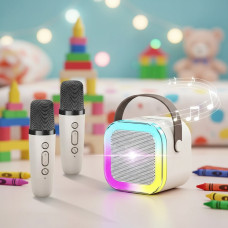 Портативна бездротова Bluetooth-колонка для караоке з бездротовим мікрофоном і сабвуфером