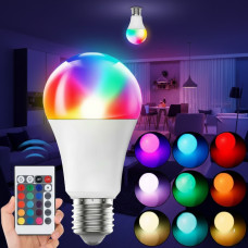 Светодиодная лампа Anslut Standard Bulb LED RGB MAG-719 LED лампа с пультом ДУ