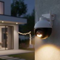 Вулична відеокамера 360 6 МП IP поворотна CAMERA Ap ICSEE 6 mp