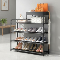 Полиця для взуття металева на 5 полиць, підставка для взуття