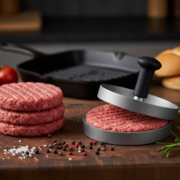 Прес форма Burger Press UKC для бургерів гамбургерів котлет металева 12 мм