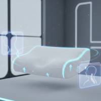 Анатомическая подушка для сна гипоаллергенная с эффектом памяти Ортопедическая подушка Memory Pillow