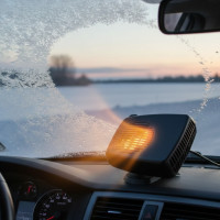 Автомобильный обогреватель салона от прикуривателя Auto Heater HJ-703 Fan 12 Вольт DC 200W