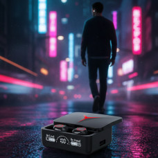 Беспроводные TWS наушники с кейсом-повербанком, Bluetooth 5.3, активным шумоподавлением