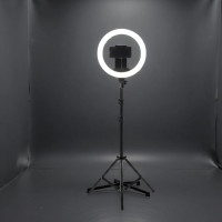 Кільцева бурядодна лампа зі штативом AL-33 (з пультом), 33 см