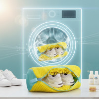 Мішок універсальний для прання кросівок, іграшок, взуття та делікатних тканин, розмір 39×19 см