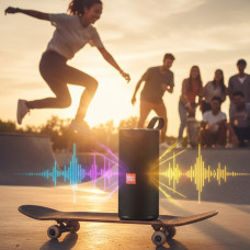 Портативна Bluetooth-колонка TG-113 бездротова переносна колонка з вологозахистом із тканинним покриттям