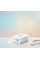 Зарядное устройство для телефона 65W GaN TRG-185, USB Type-C и A, быстрая зарядка Белая