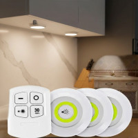 Комплект LED-светильников с пультом и таймером LED light with Remote Control Set (3 светильника)
