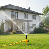 Спринклер Lawn Sprinkler 360° для газона и огорода, дождеватель, система полива сада и клумб