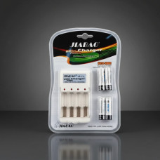 Заряд 4х канальний пристрій із 4 акумуляторами JIABAO JB-212