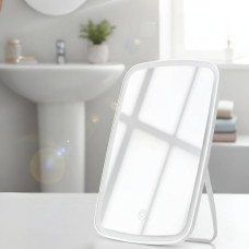 Светодиодное зеркало для макияжа Jordan Judy NZ520 с подсветкой Косметическое зеркало на аккумуляторе