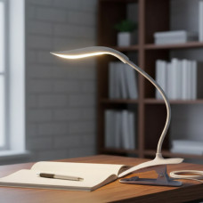 Настольная LED-лампа SST-812 с аккумулятором, прищепкой и сенсорным управлением, 3 режима яркости
