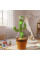 Поющий танцующий кактус повторюшка 120 песен с подсветкой и микрофоном Dancing Cactus TikTok