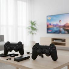 Многофункциональная игровая приставка Data Frog Y3 Lite 64 ГБ M8 Game Stick HDMI с 2 беспроводными геймпадами