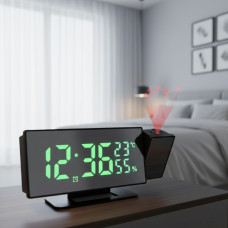 Цифровые часы с проектором VST-896S-4, настольные электронные часы с будильником, датчиком температуры