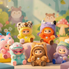 Коллекционная мягкая игрушка-сюрприз Wakuku Pop Top Letsvan с аксессуарами и карточкой