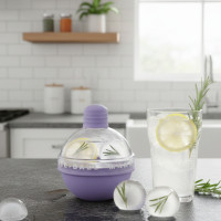 Форма для льоду Ice Ball 6 см, крижана куля для віскі, силіконова багаторазова форма для кубиків льоду