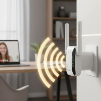 Wi-Fi репитер и ретранслятор 300 Мбит/с с AP режимом и WPS / Усилитель сигнала